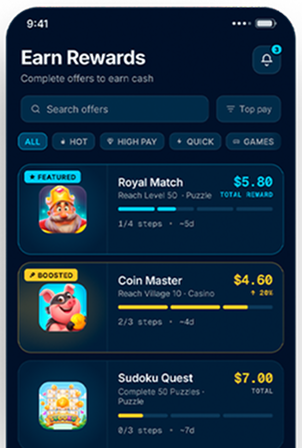 Offerwall preview